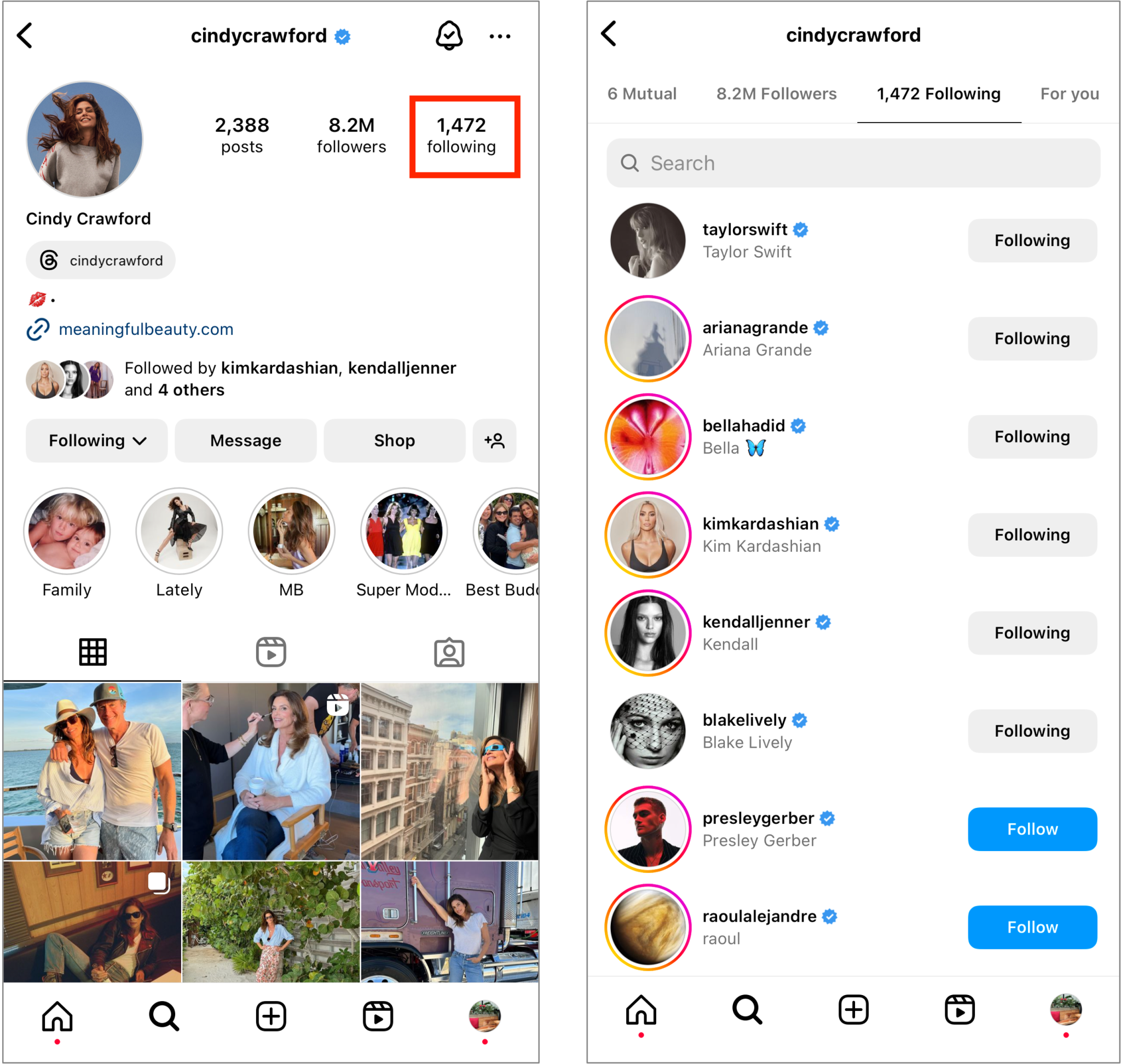 How To See Who Someone Is Following on Instagram | Path Social